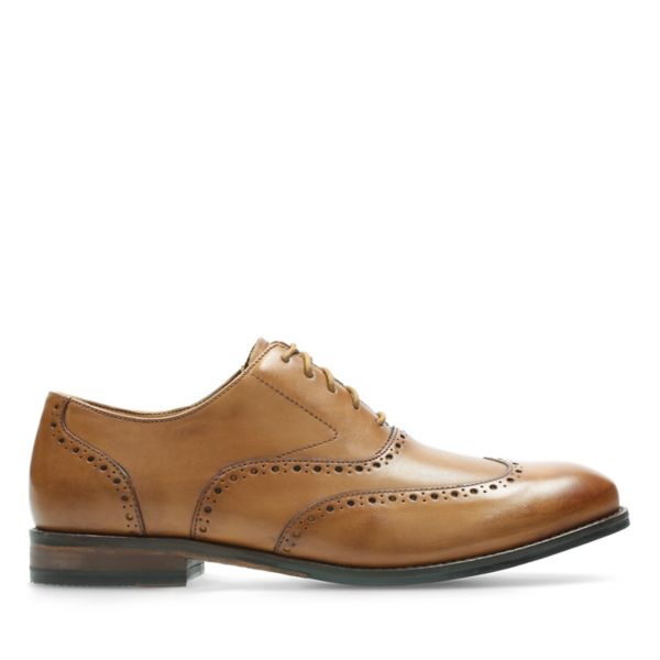 Clarks Mens Edward Walk Brogues Brown | CA-9017843